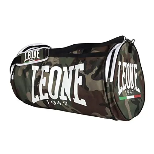 LEONE 1947, Camouflage Borsone Sportivo, Verde Mimetico, Taglia Unica, AC906