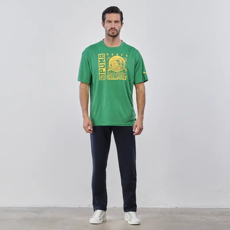 Pantaloni lunghi blu sportivi da uomo