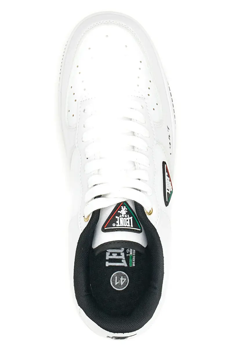 Sneakers Bianche e Nere Leone 37 [BIANCO] miniatura 5