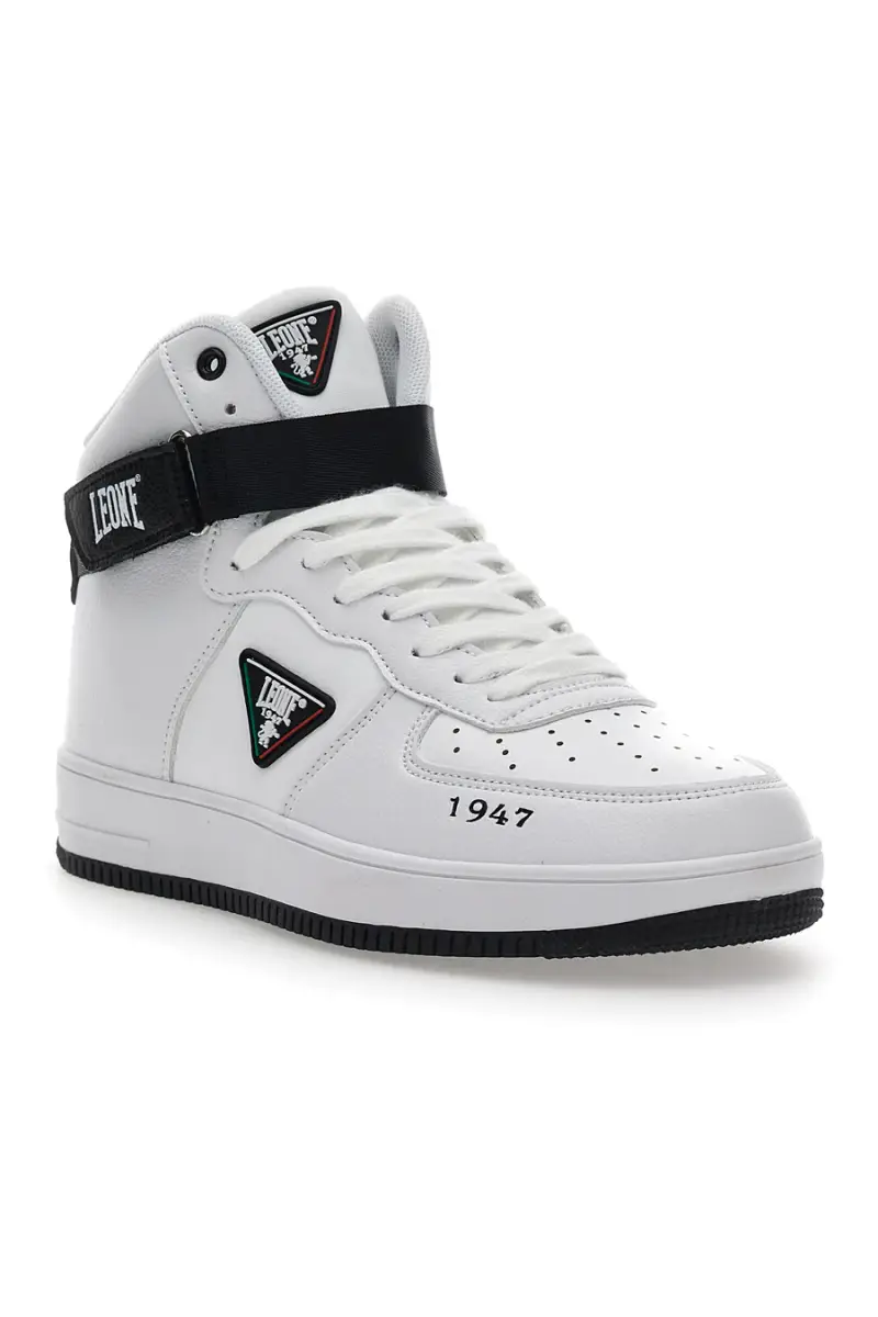 Sneakers Mid-Cut Bianche e Nere Leone 47 [BIANCO] miniatura 2