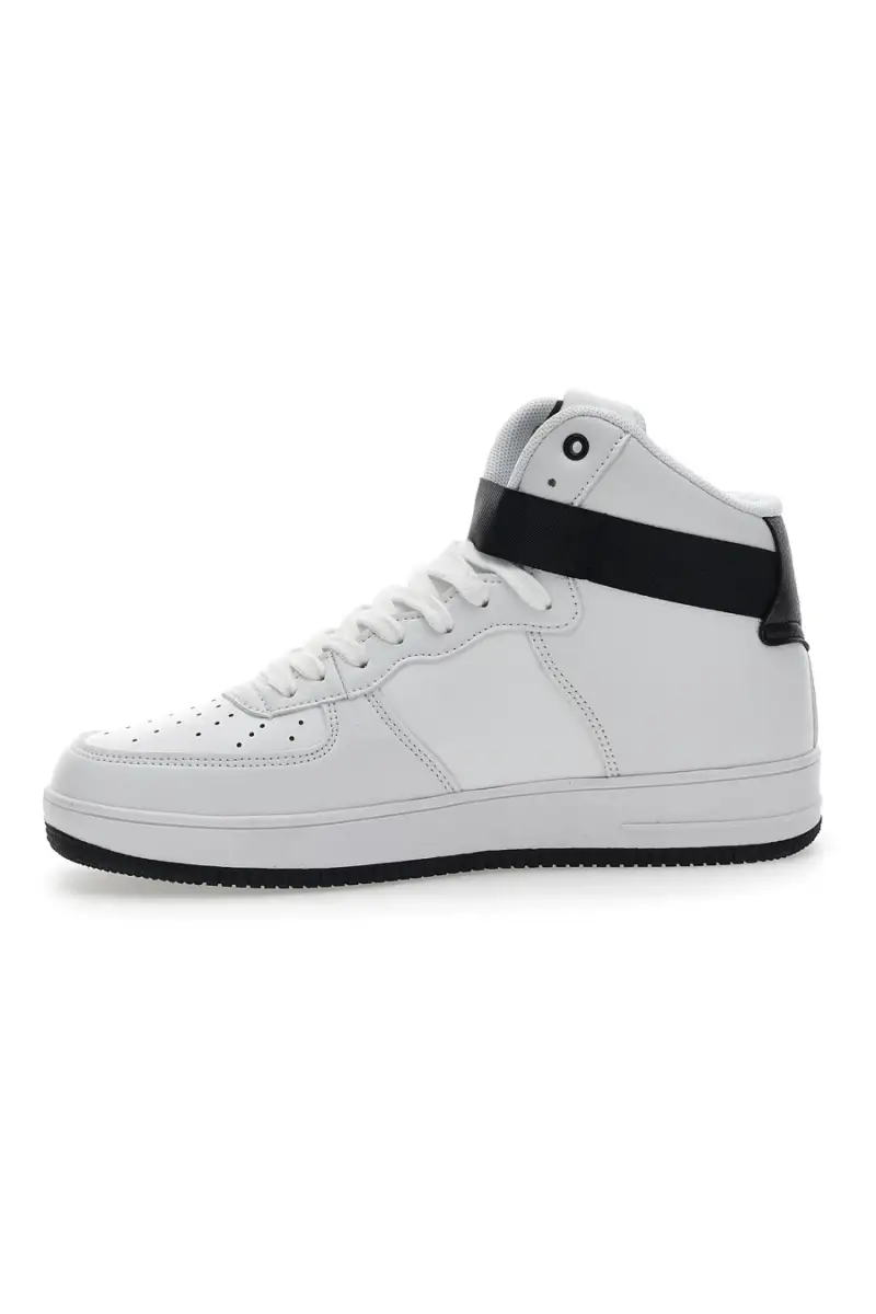 Sneakers Mid-Cut Bianche e Nere Leone 47 [BIANCO] miniatura 3