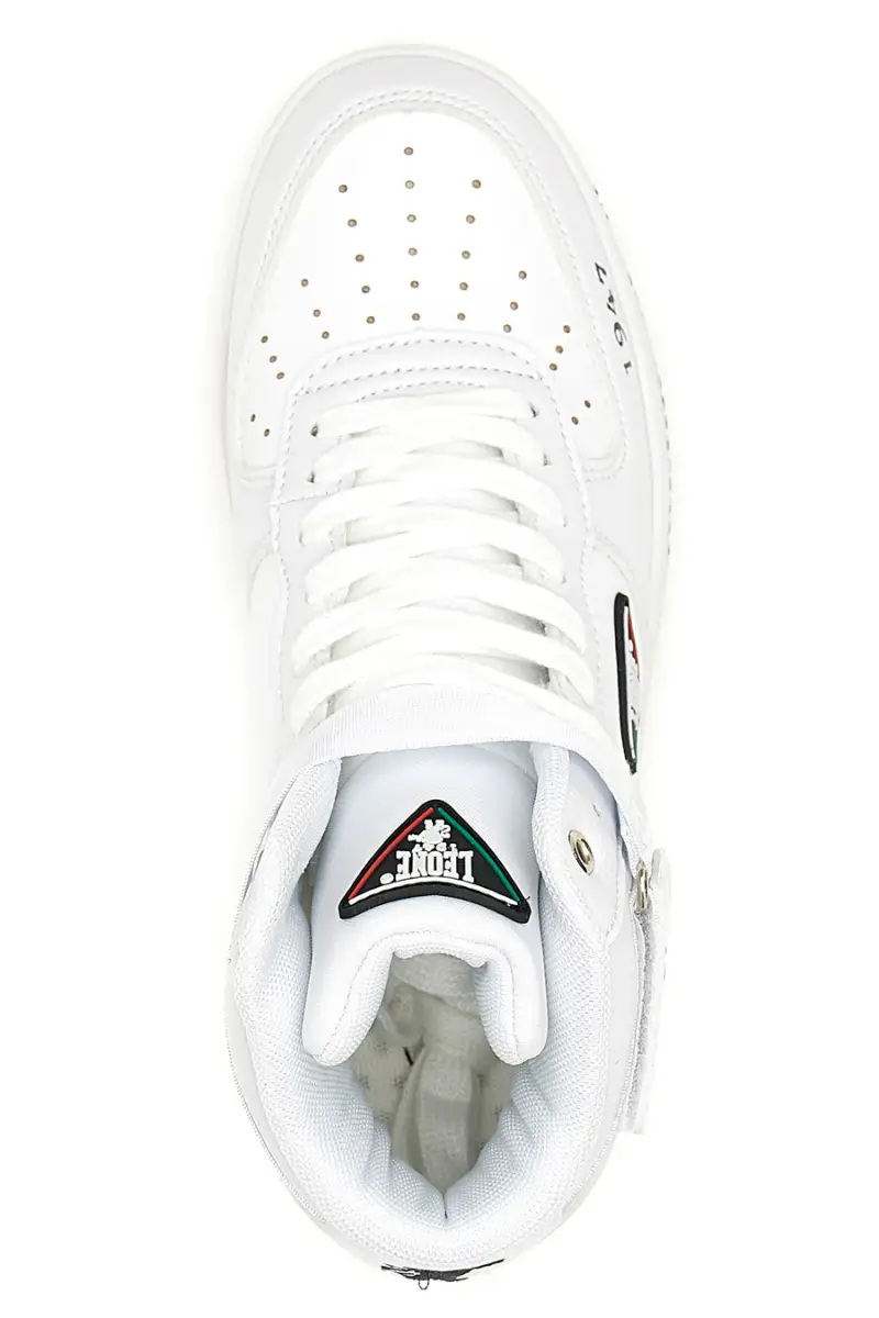 Sneakers Mid-Cut Bianche Leone 47 [BIANCO] miniatura 5