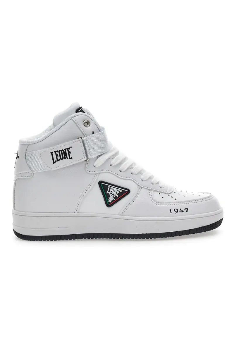 Sneakers Mid-Cut Bianche Leone 47 [BIANCO]