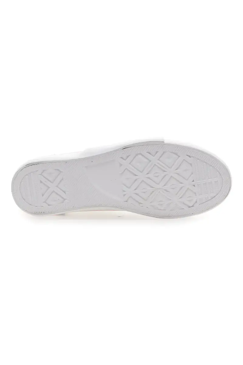 Sneakers Mid Cut in Tela Bianche Leone 41 [ROSA] miniatura 5