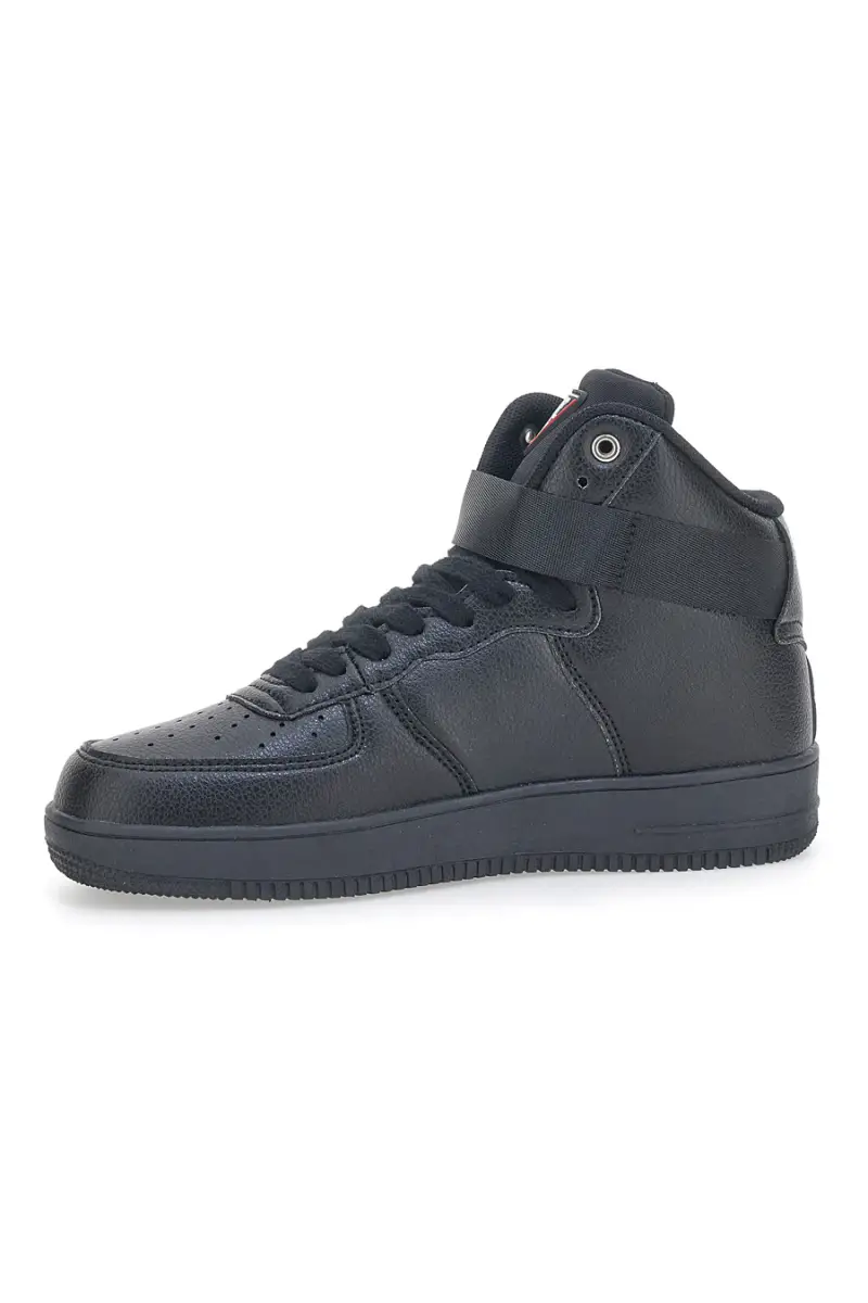 Sneakers Mid-Cut Nere Leone 47 [NERO] miniatura 3