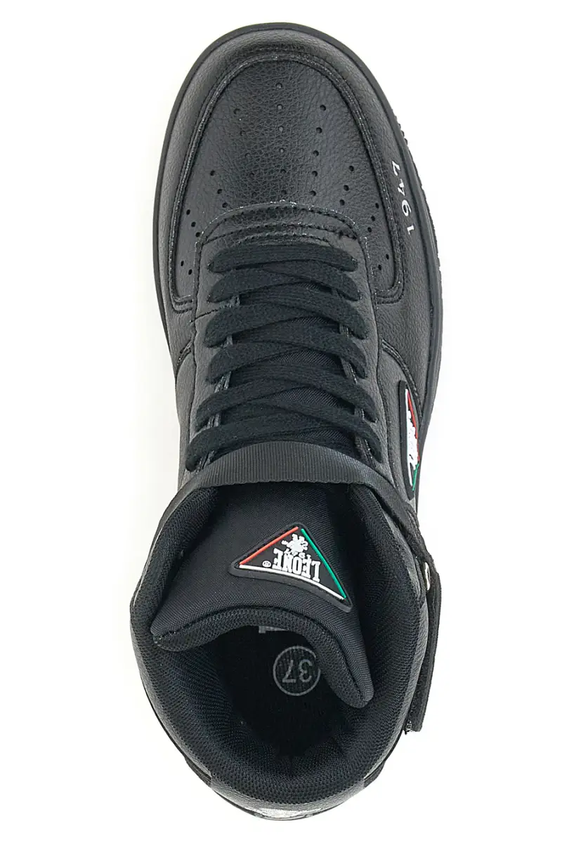 Sneakers Mid-Cut Nere Leone 47 [NERO] miniatura 5