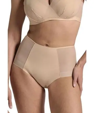 Slip panties vita alta in microfibra e tulle Lepel Tesoro 306