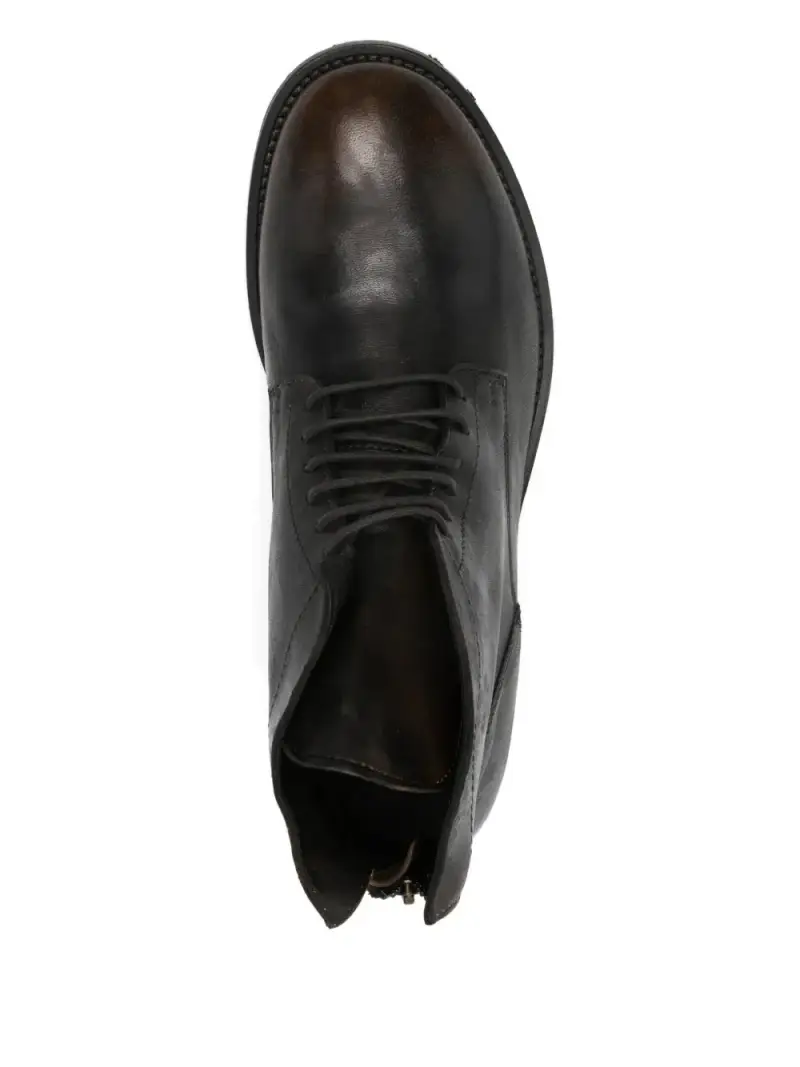 Leqarant Stivaletti Uomo in pelle nera miniatura 2