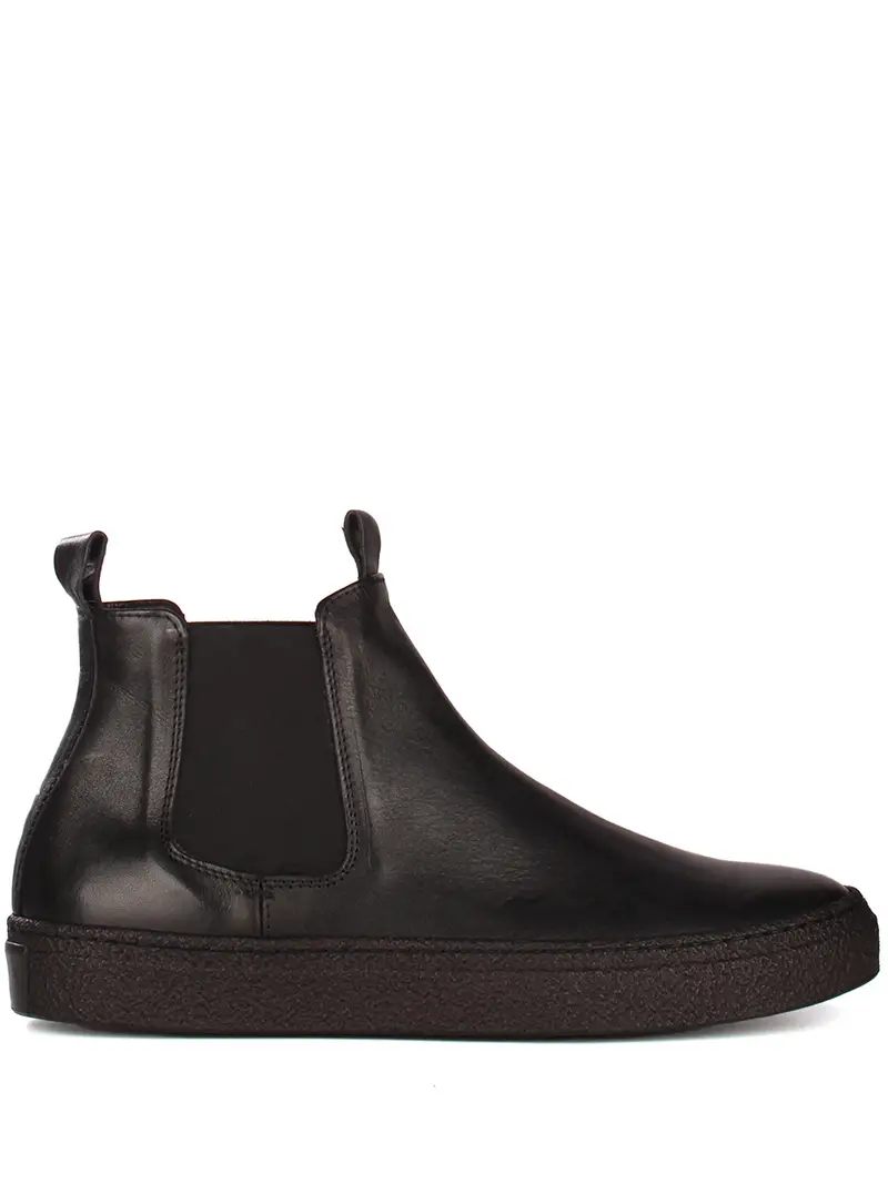 stivaletto scamosciato con elastico VERDE