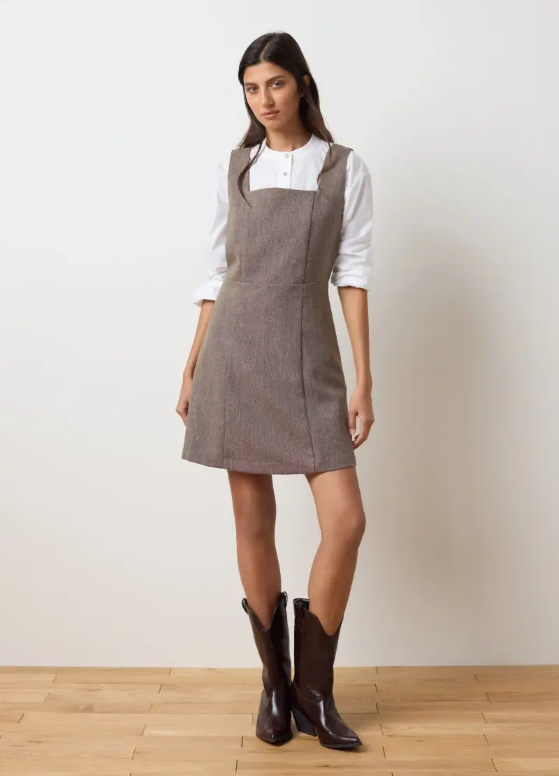 LES COPAINS Salopette Donna Marrone 4328927 miniatura 3