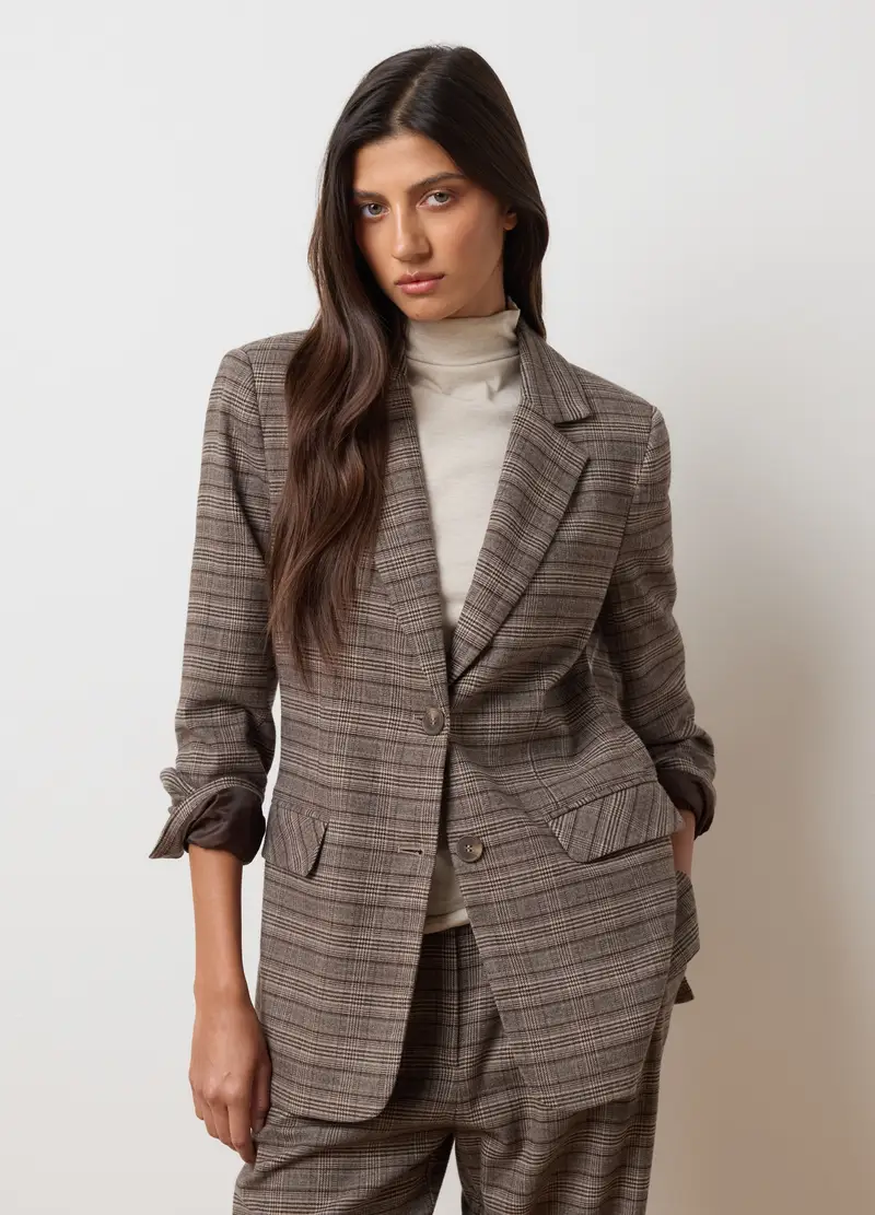 LES COPAINS Blazer Donna Marrone 4153394 miniatura 3