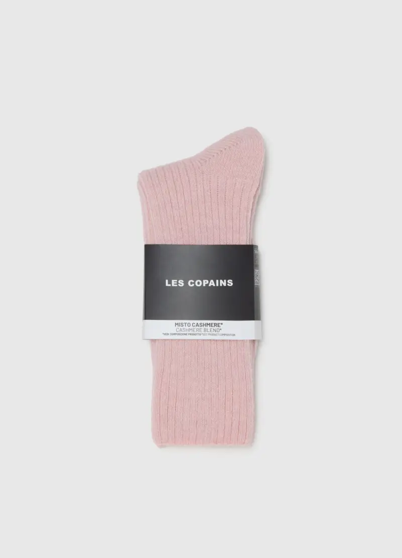 Calzini Rosa A Costine, Donna, Rosa