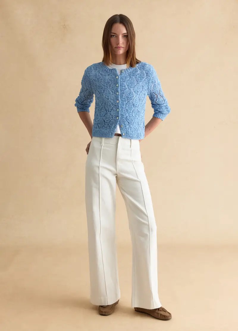 LES COPAINS Cardigan Donna Azzurro 4329889 miniatura 2