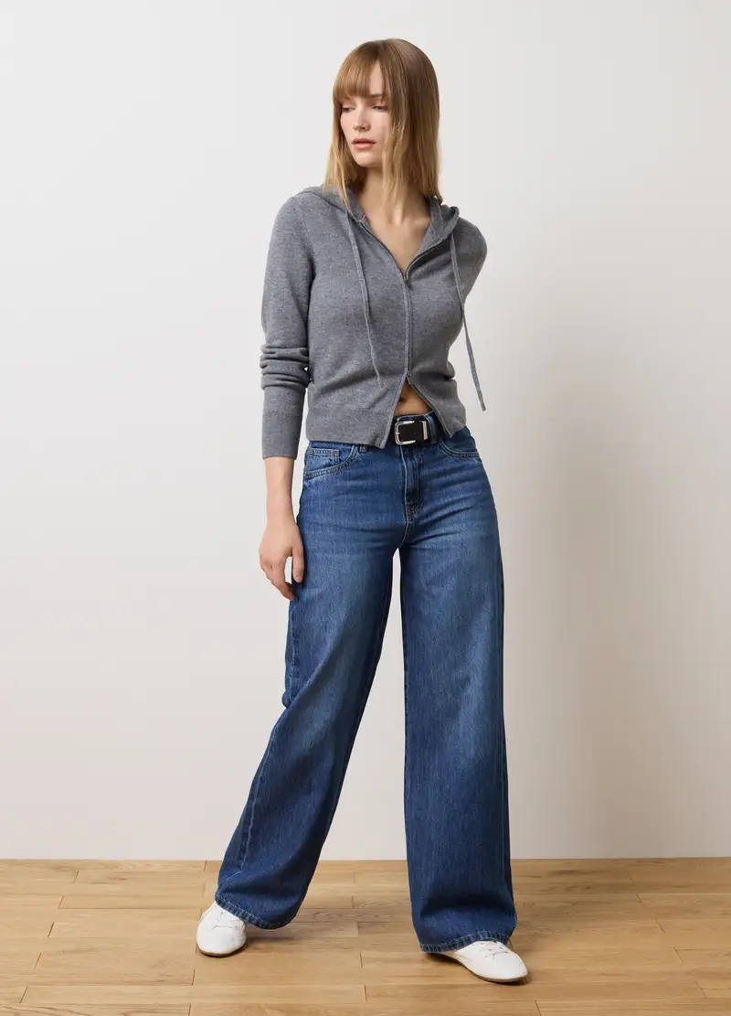 LES COPAINS Cardigan Donna Grigio 4328883 miniatura 2