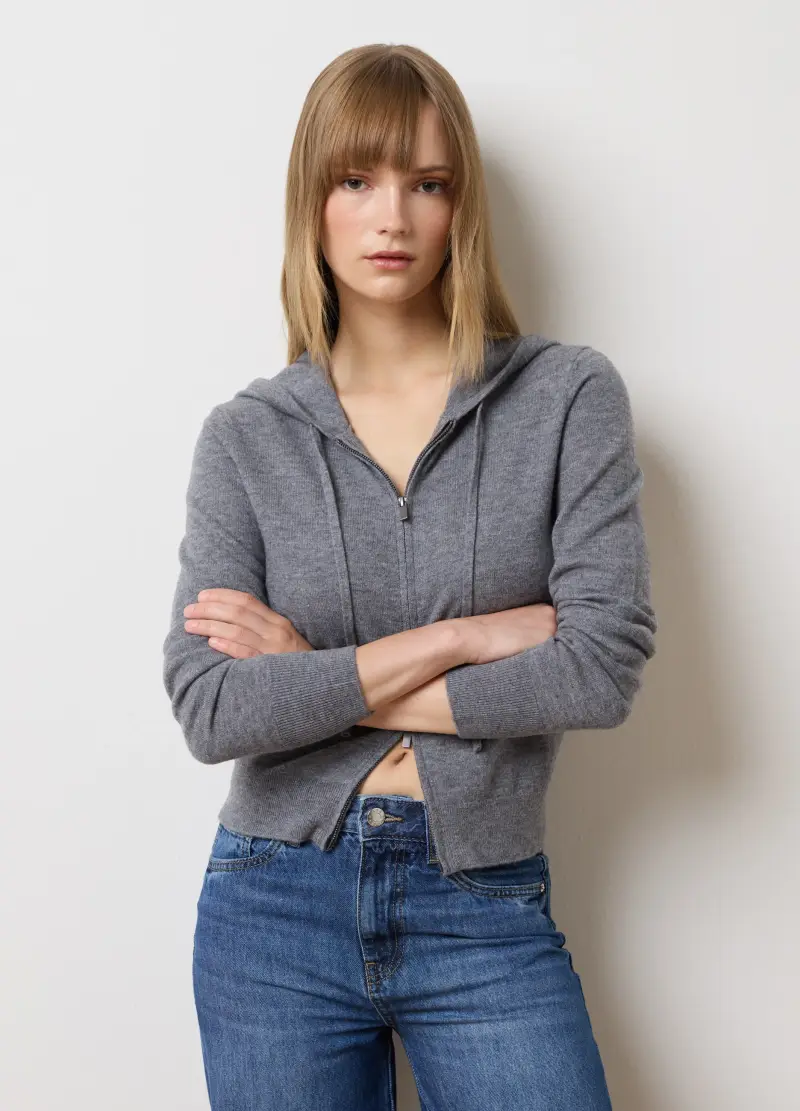 LES COPAINS Cardigan Donna Grigio 4328883 miniatura 3