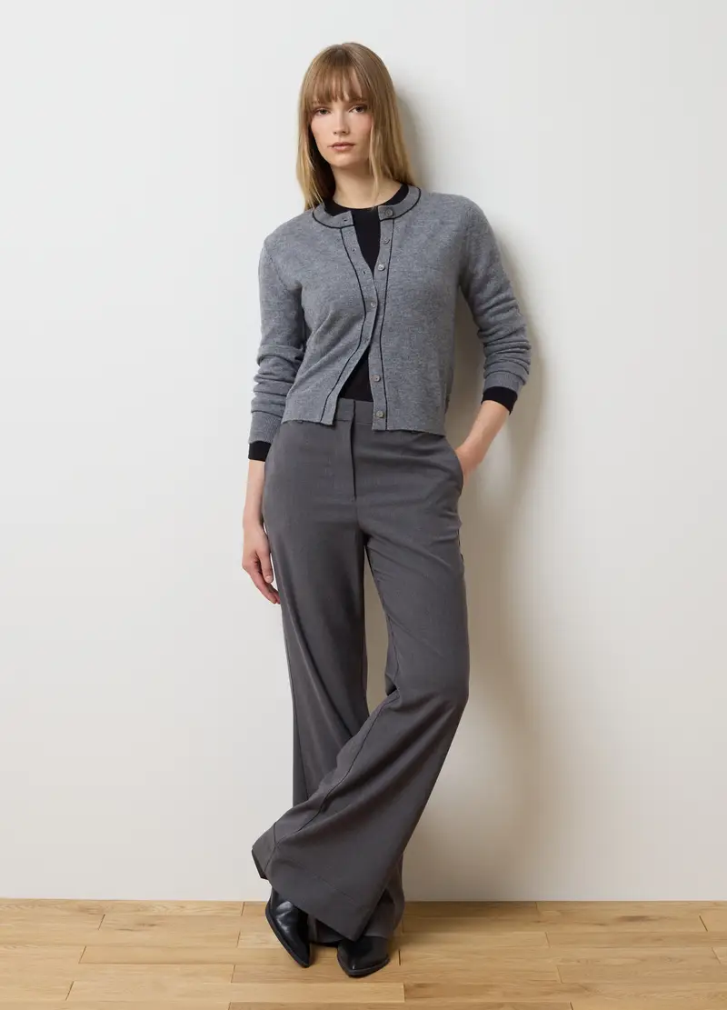 LES COPAINS Cardigan Donna Grigio 4328866 miniatura 2