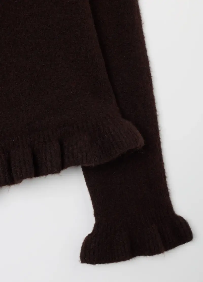 LES COPAINS Cardigan Donna Marrone 3189093 miniatura 2