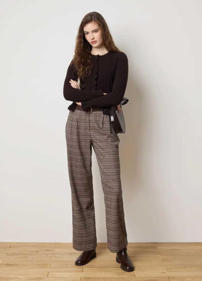 LES COPAINS Cardigan Donna Marrone 4153765 miniatura 2