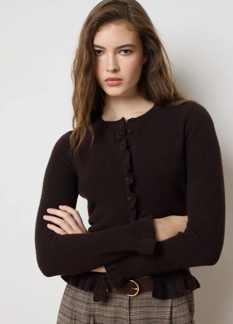 LES COPAINS Cardigan Donna Marrone 4153765