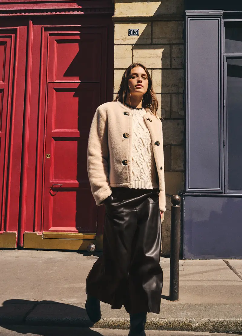 Giaccone Beige Regular Fit, Donna, Beige