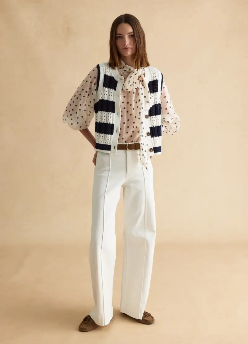 LES COPAINS Gilet Donna Multicolore 4329893 miniatura 2