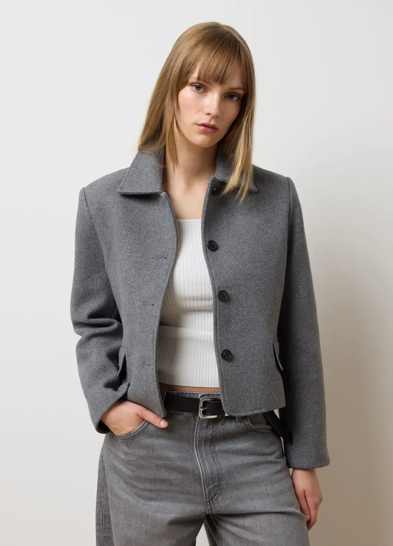 LES COPAINS HOUSEBRAND Blazer Donna Grigio 2852917 miniatura 2