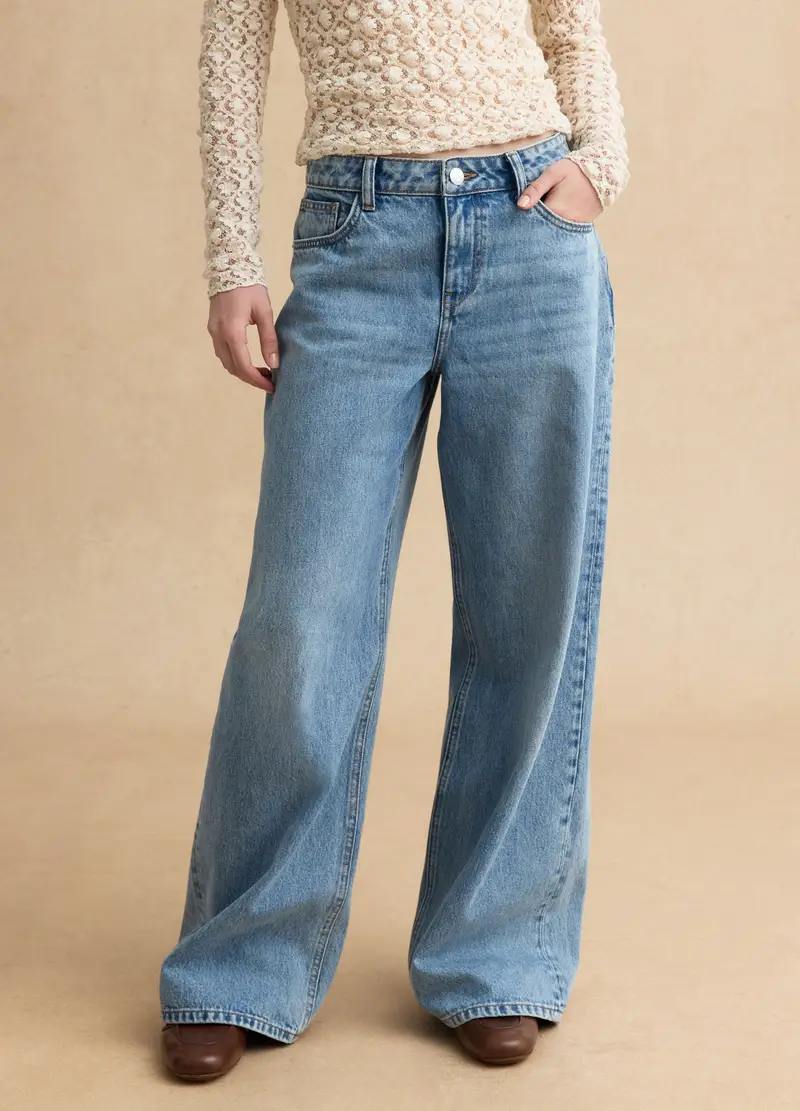 LES COPAINS HOUSEBRAND Jeans Donna Azzurro 4011418 miniatura 2