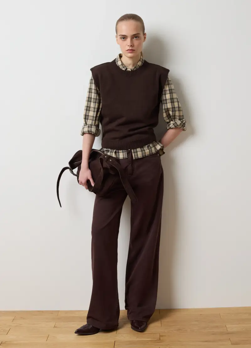 LES COPAINS Jeans Donna Marrone 3882941