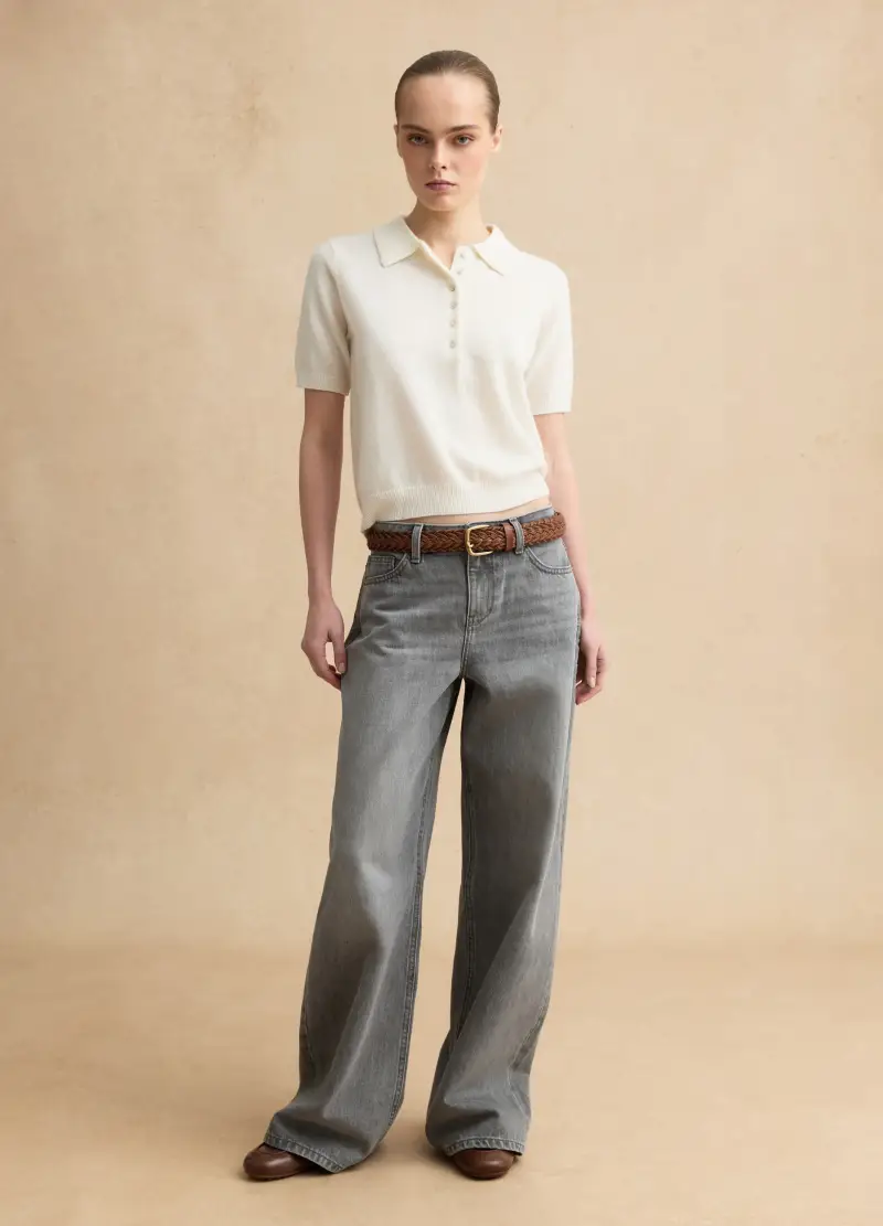 LES COPAINS Polo Donna Bianco 3983993 miniatura 2