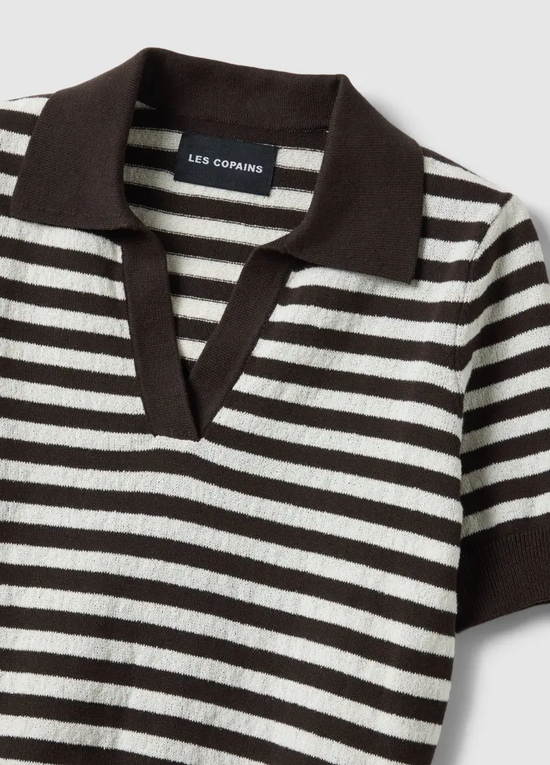 Maglione In Misto Cotone A Righe Multicolor Regular Fit, Donna, Multicolor miniatura 2