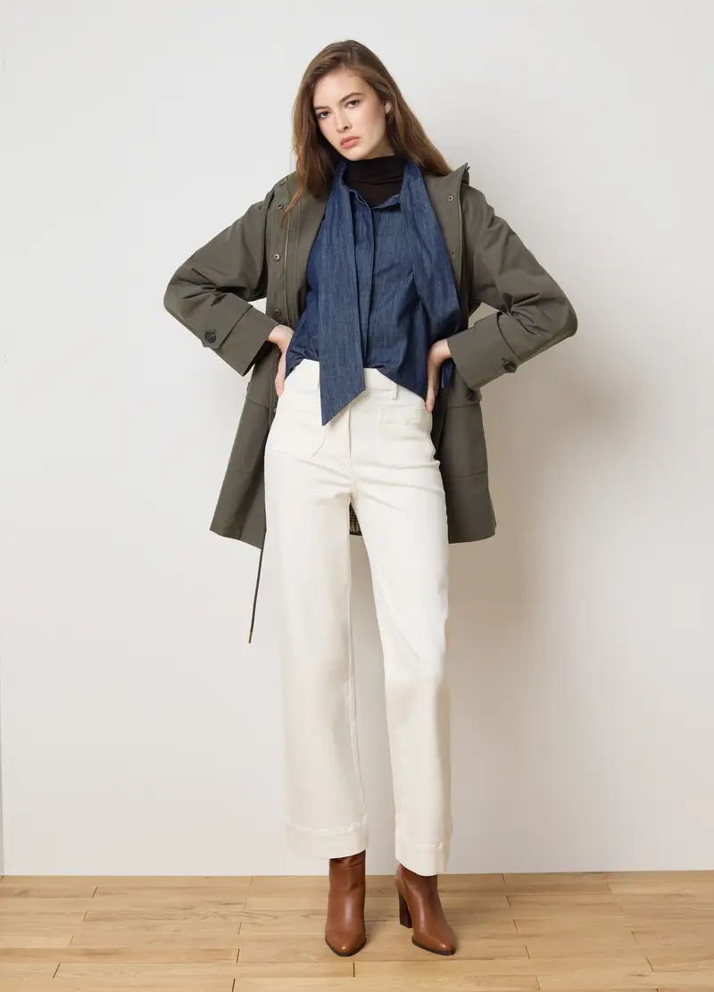 LES COPAINS Parka Donna Verde 4153060