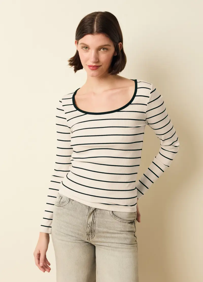 LES COPAINS T-shirt Donna Multicolore 3983809 miniatura 2