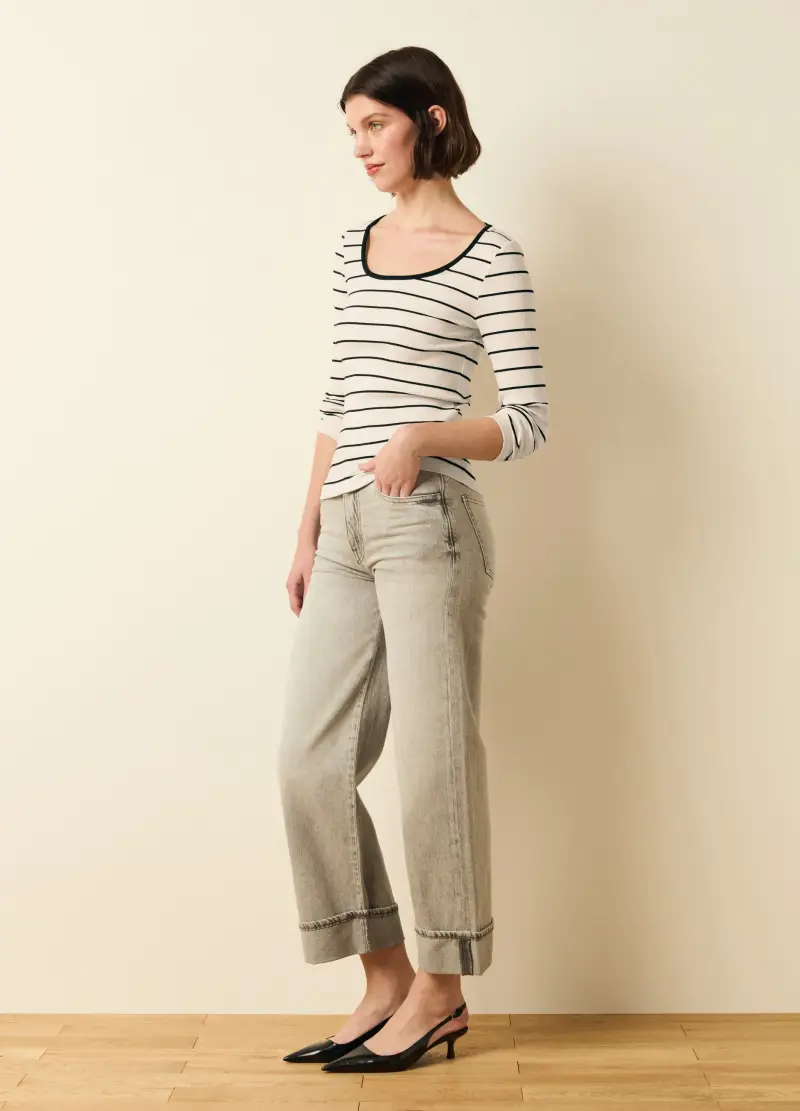 LES COPAINS T-shirt Donna Multicolore 3983809 miniatura 3