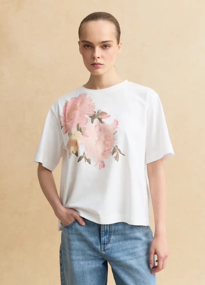 LES COPAINS T-shirt Donna Multicolore 4123238 miniatura 3