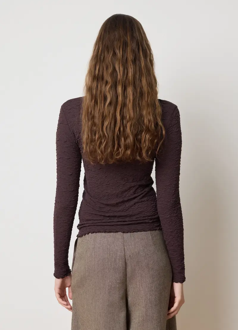 LES COPAINS T-shirt Donna Marrone 4153720 miniatura 3