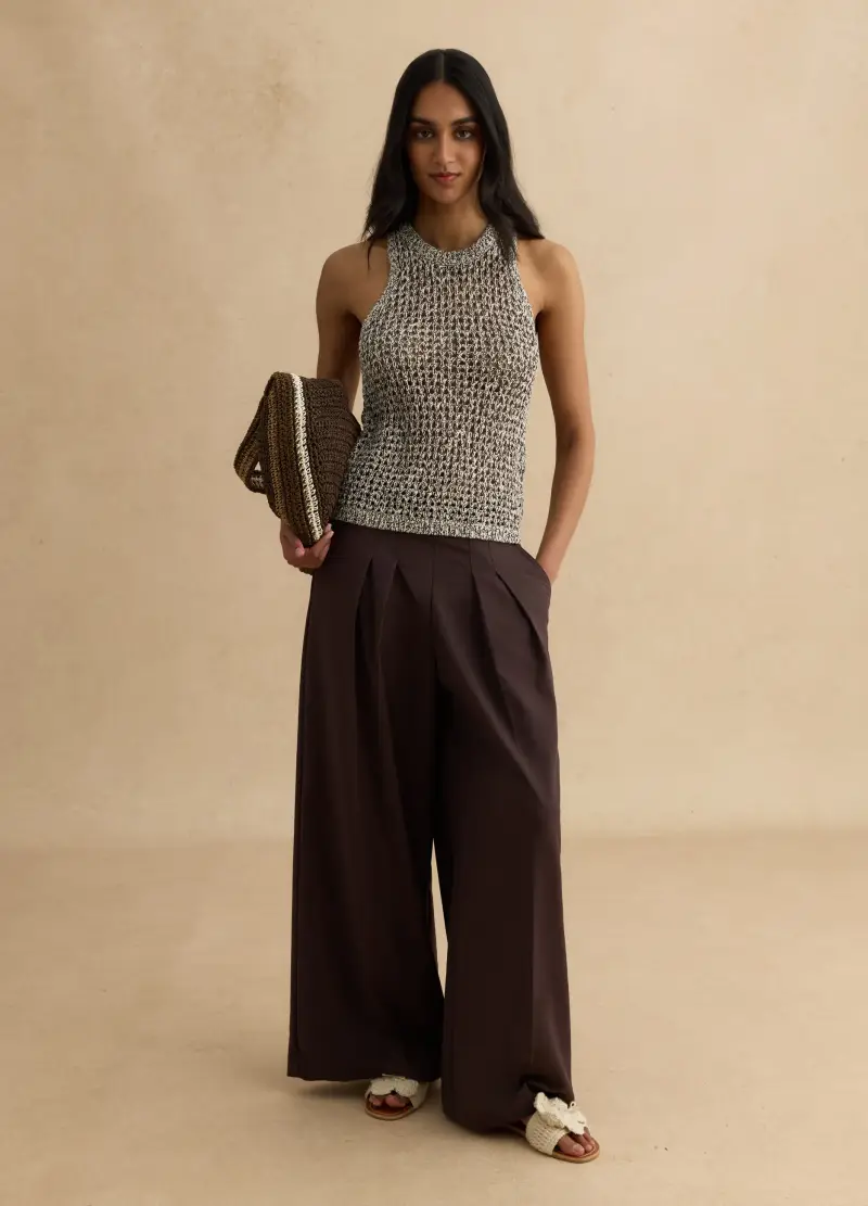 LES COPAINS Top Donna Multicolore 4330713 miniatura 2