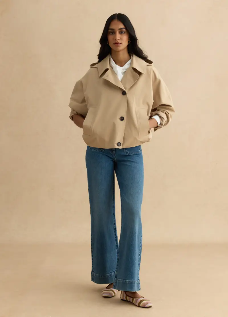 LES COPAINS Trench Donna Beige 4329540 miniatura 2