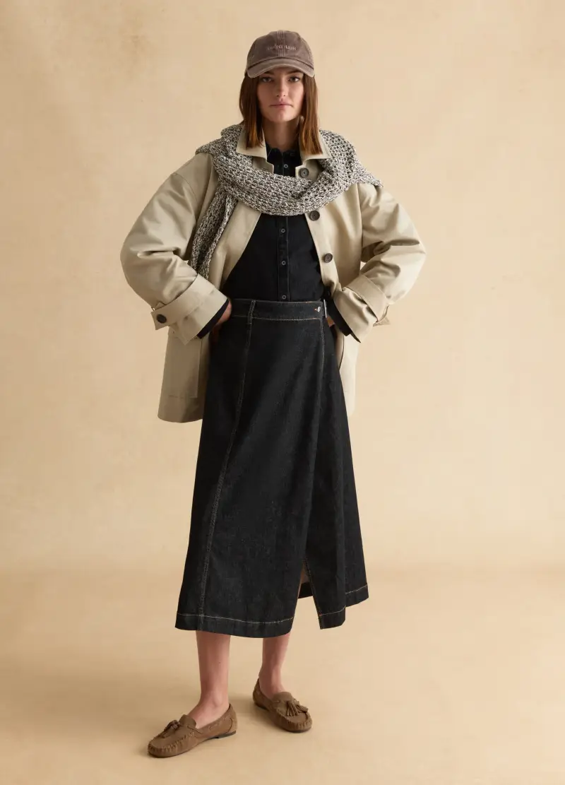 LES COPAINS Trench Donna Beige 4329321 miniatura 3