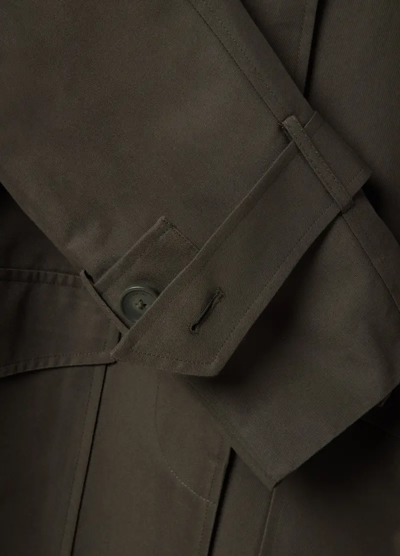 LES COPAINS Trench Donna Verde 4154131 miniatura 2