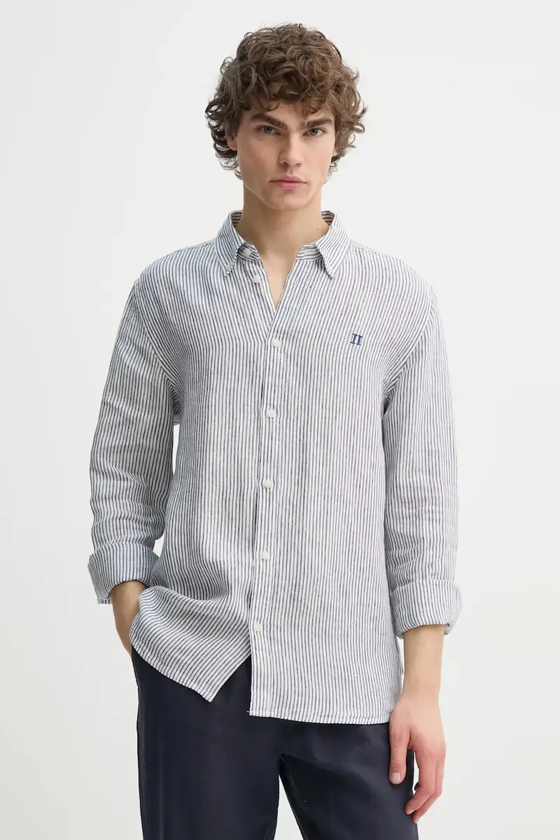 camicia di lino colore bianco