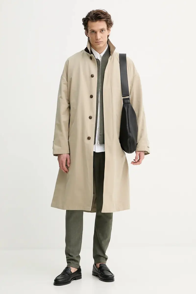 cappotto uomo colore beige LDM620076 miniatura 2