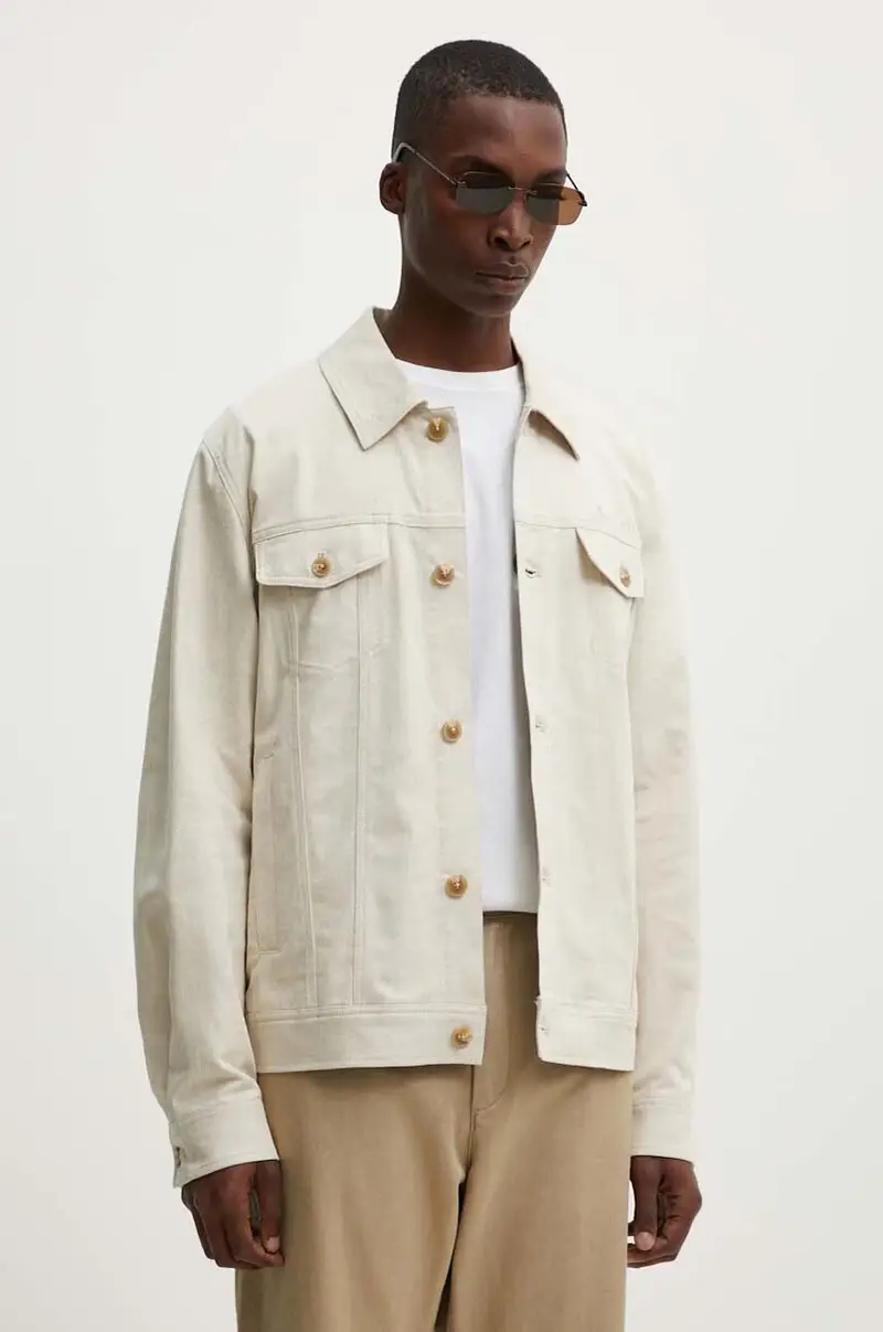 giacca camicia Beige