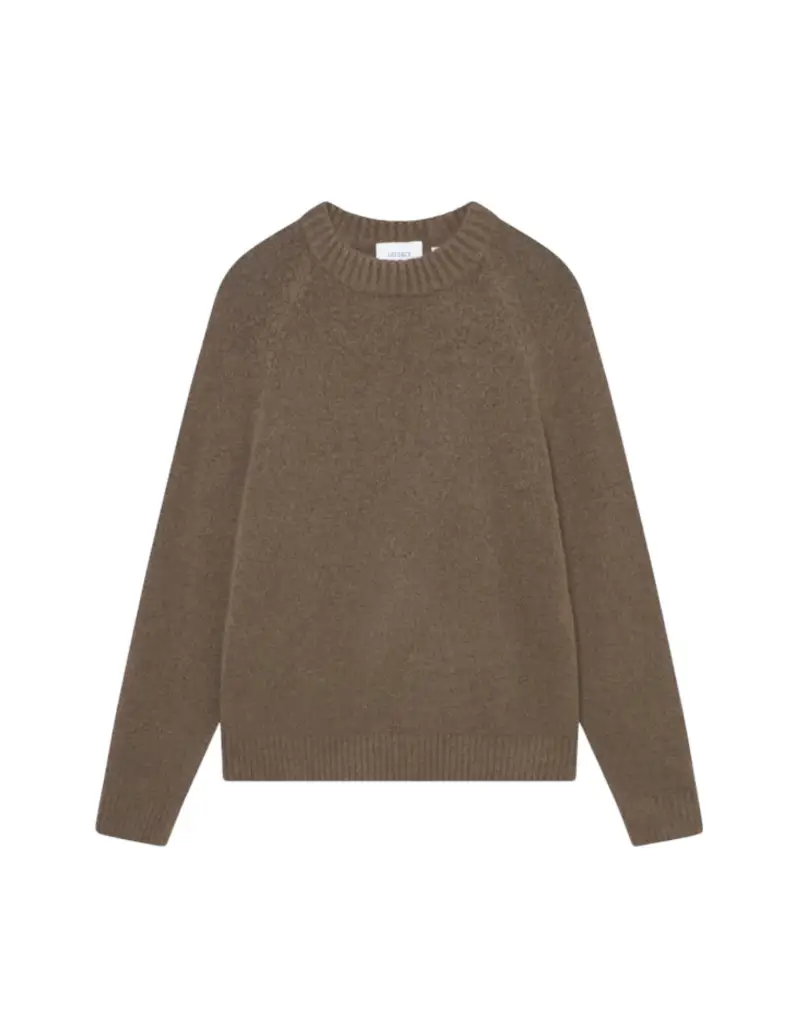 Gilbert Crewneck Knit sweater maglione girocollo in lana - Teak Brown S