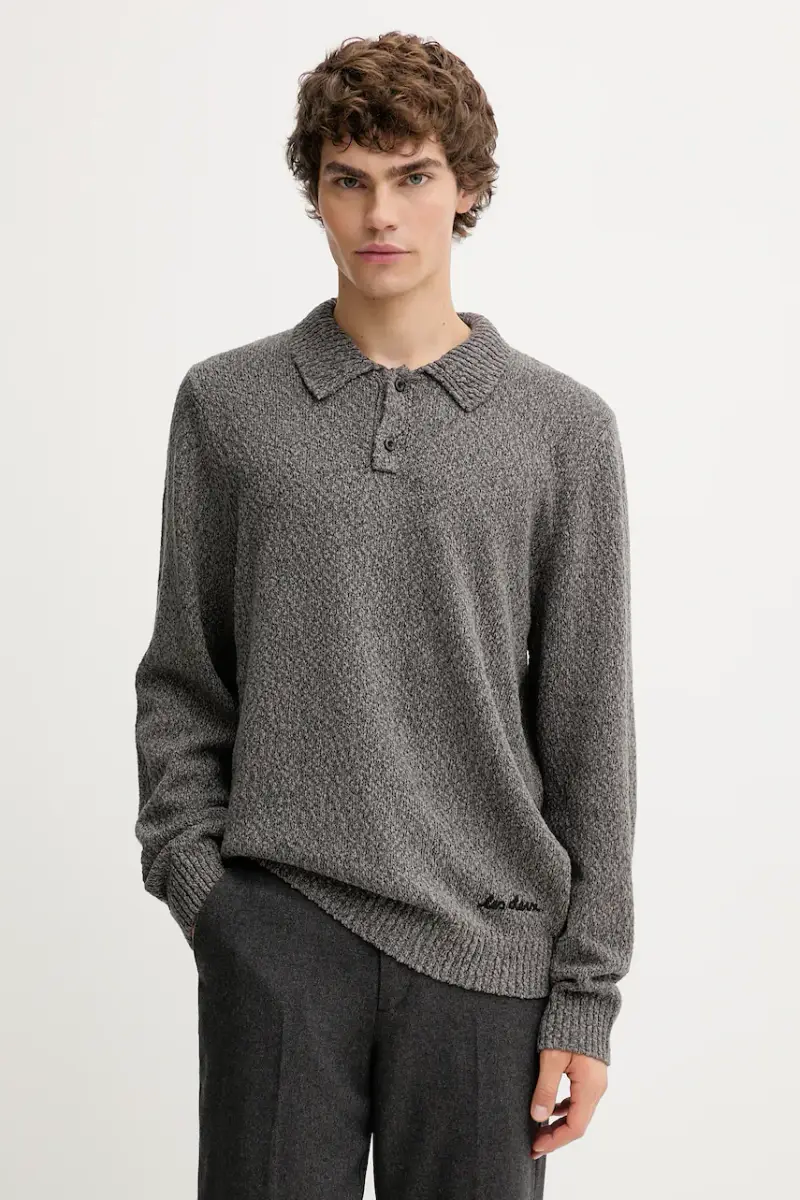 maglione in cotone Billy uomo colore grigio 1000556