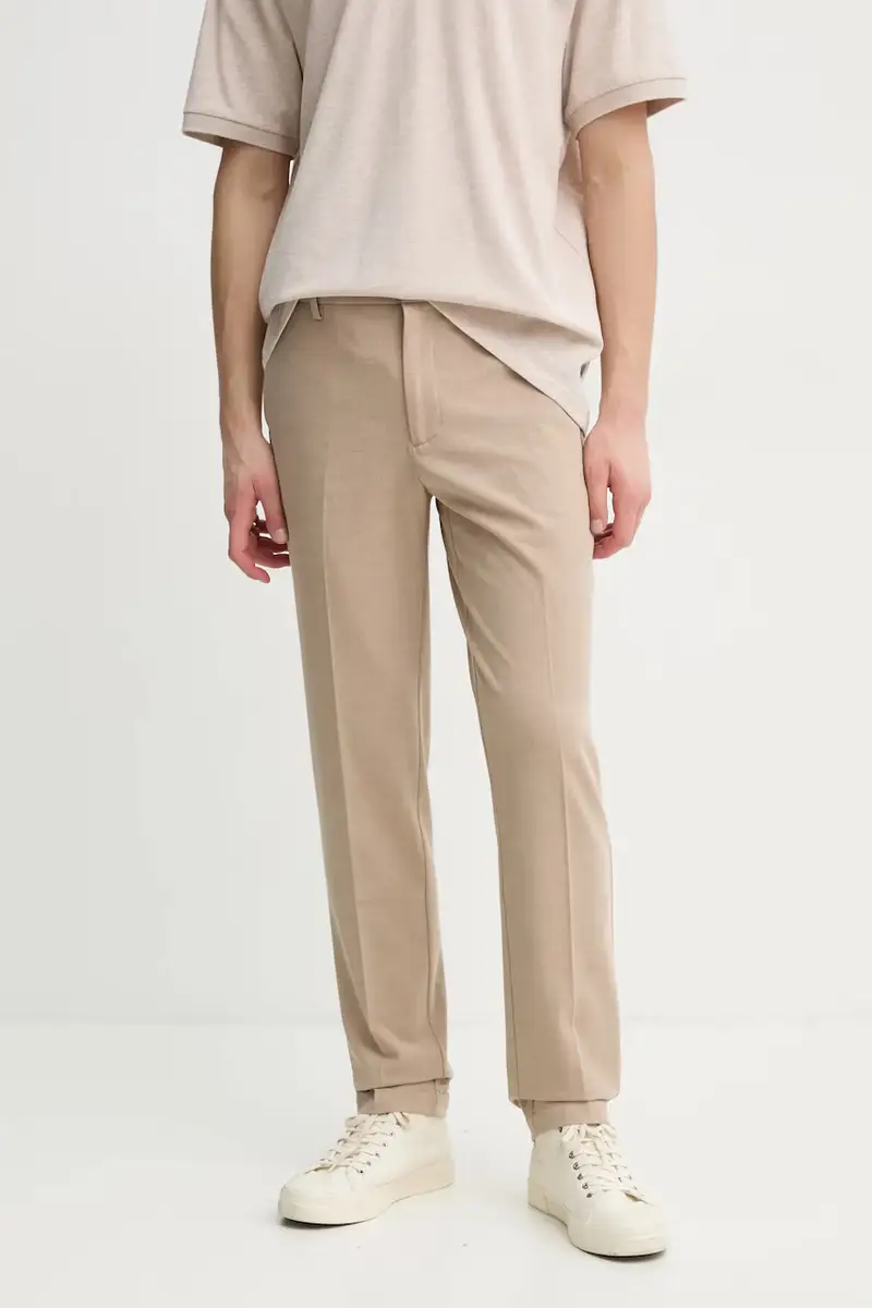 pantaloni uomo colore beige LDM501105