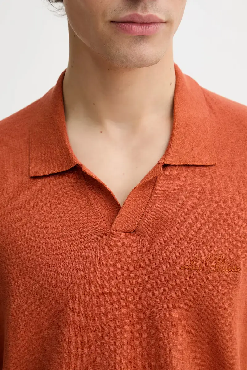 Les Deux Polo Uomo Arancione 2885086 miniatura 5