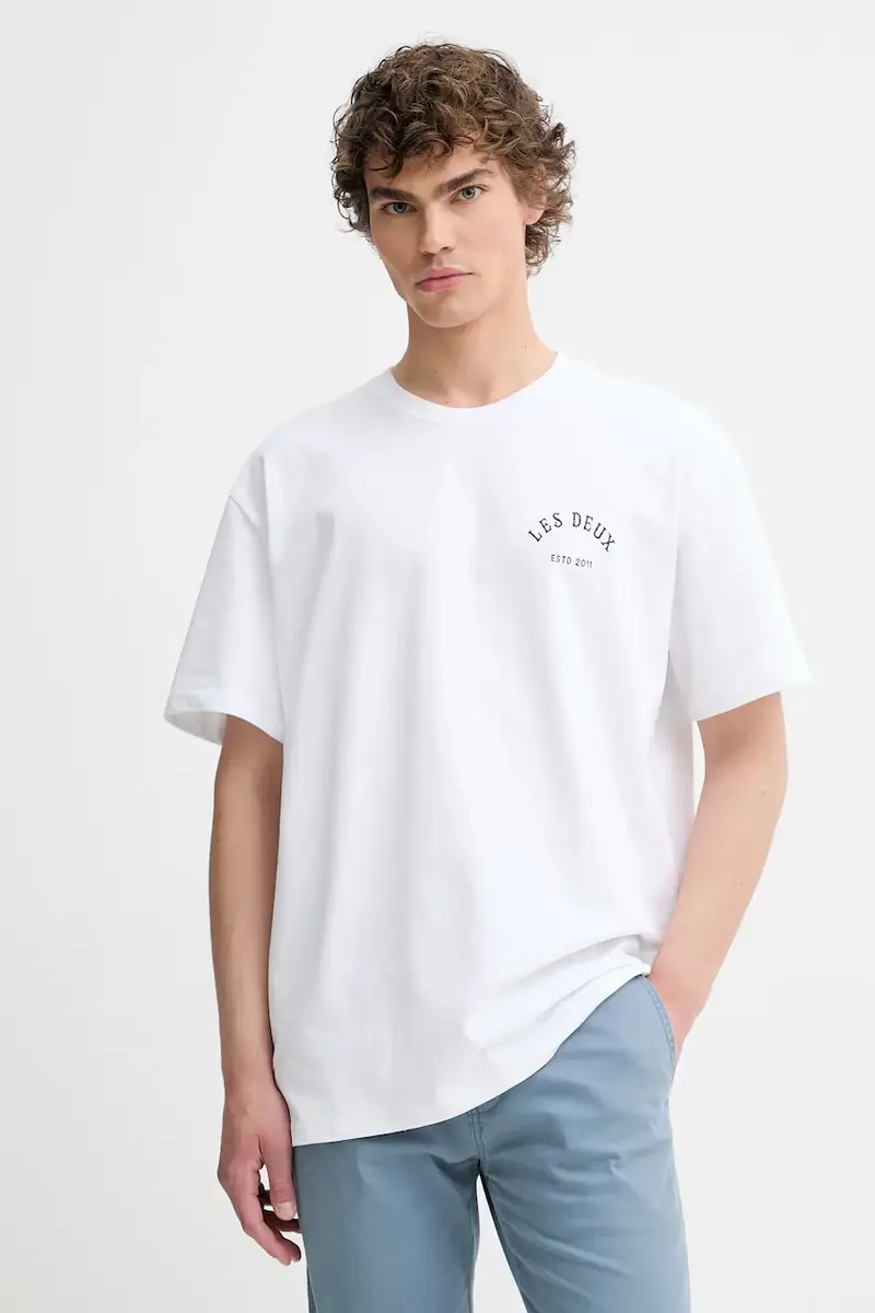 Les Deux T-shirt Uomo Bianco 2885709 miniatura 3