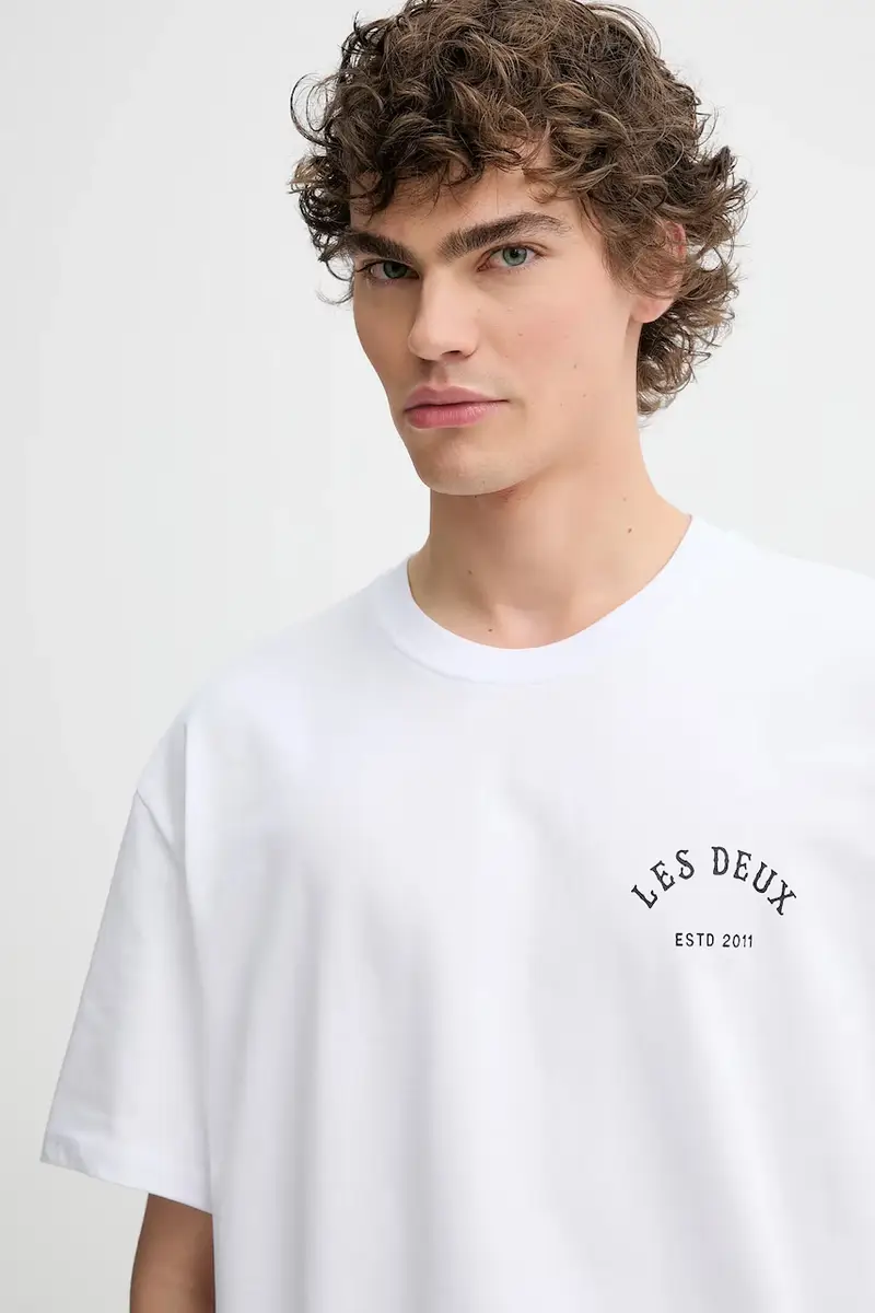 Les Deux T-shirt Uomo Bianco 2885709 miniatura 4