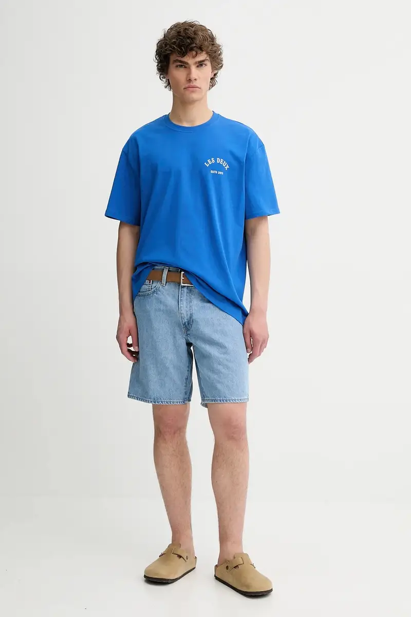 Les Deux T-shirt Uomo Blu 2885884 miniatura 2