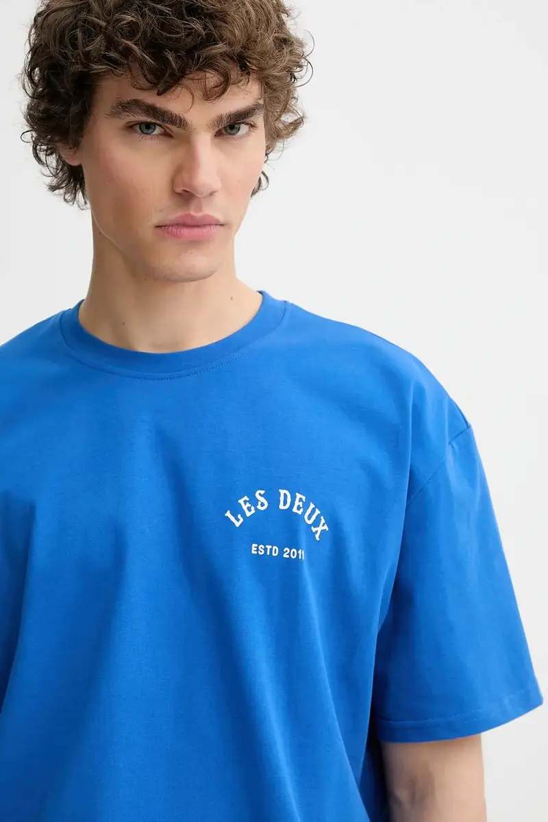 Les Deux T-shirt Uomo Blu 2885884 miniatura 4